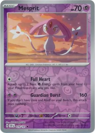 Mesprit Reverse Holo 079 Normal