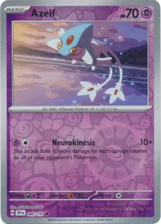Azelf Reverse Holo 080