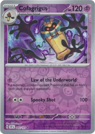 Cofagrigus Reverse Holo 083