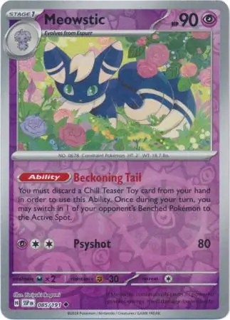 Meowstic Reverse Holo 085
