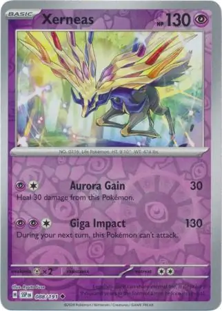 Xerneas Reverse Holo 088 Normal