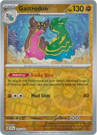 Gastrodon Reverse Holo 107