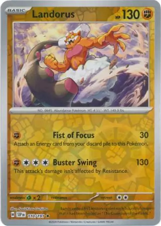 Landorus Reverse Holo 110 Normal
