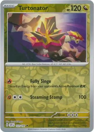 Turtonator Reverse Holo 137