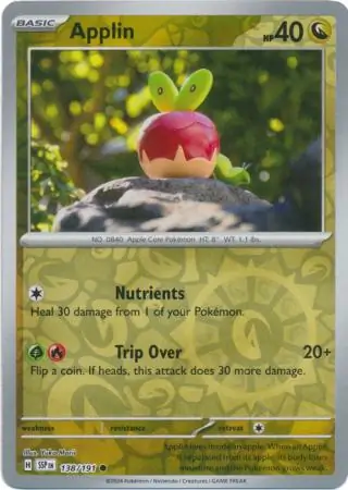 Applin Reverse Holo 138 Normal