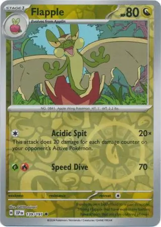 Flapple Reverse Holo 139 Normal