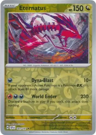 Eternatus Reverse Holo 141 Normal
