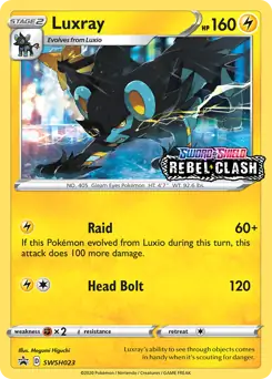 Luxray Prerelease SWSH023 Normal