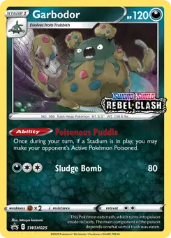 Garbodor Prerelease SWSH025