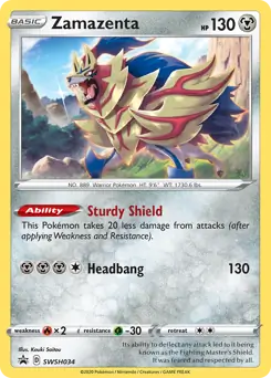 Zamazenta SWSH034 Normal