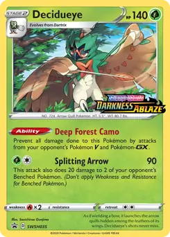 Decidueye Prerelease SWSH035 Normal