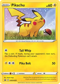 Pikachu SWSH039 Normal