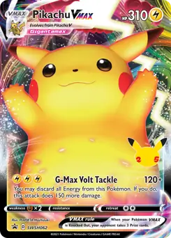 Pikachu VMAX SWSH062