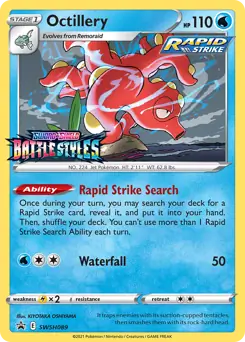 Octillery Prerelease SWSH089 Normal