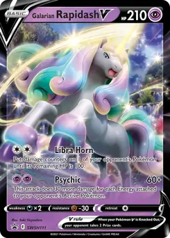 Galarian Rapidash V SWSH111 Normal