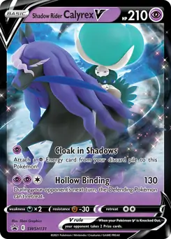 Shadow Rider Calyrex V SWSH131 Normal