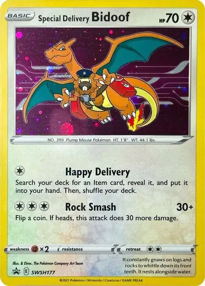 Special Delivery Bidoof SWSH177