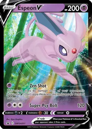 Espeon V SWSH201 Normal