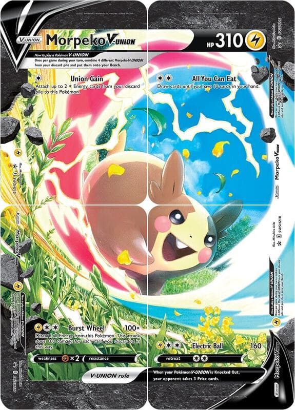 Morpeko V Set of 4 SWSH218 Normal
