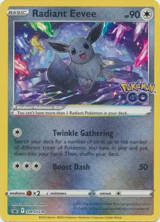Radiant Eevee SWSH230 Normal