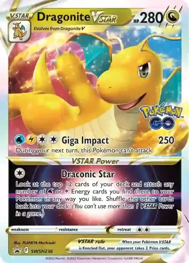 Dragonite VSTAR SWSH236 Normal