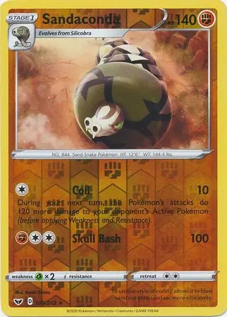 Sandaconda Reverse Holo 109