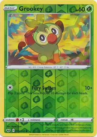 Grookey Reverse Holo 010