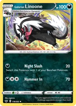 Galarian Linoone 118 Normal