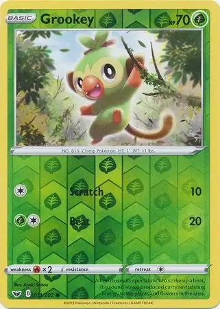 Grookey Reverse Holo 011 Normal