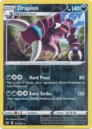 Drapion Reverse Holo 122