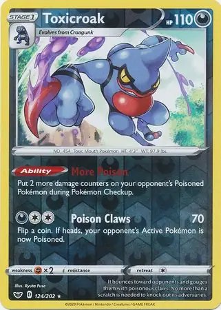 Toxicroak Reverse Holo 124