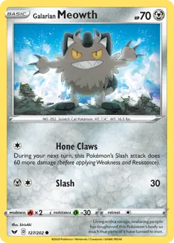 Galarian Meowth 127 Normal