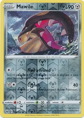 Mawile Reverse Holo 129 Normal