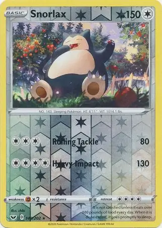 Snorlax Reverse Holo 140