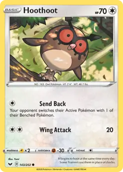 Hoothoot 143 Normal