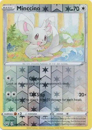 Minccino Reverse Holo 145
