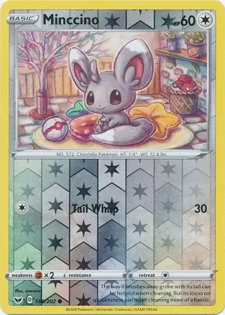 Minccino Reverse Holo 146 Normal