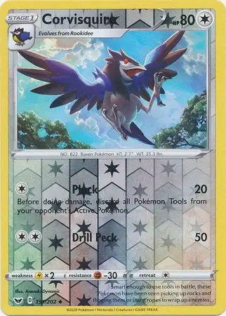 Corvisquire Reverse Holo 151 Normal