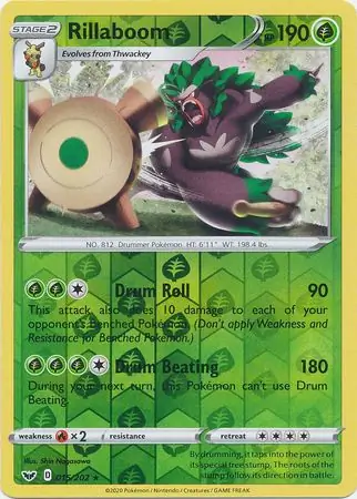 Rillaboom Reverse Holo 015 Normal