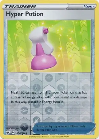 Hyper Potion Reverse Holo 166
