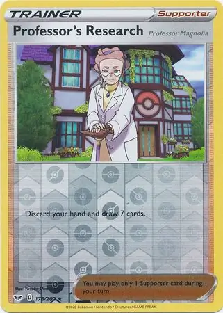 Professor's Research Reverse Holo 178 Normal