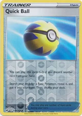 Quick Ball Reverse Holo 179