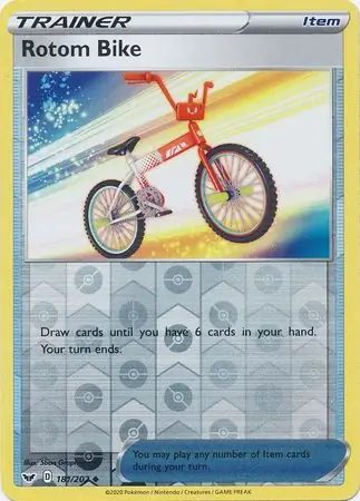Rotom Bike Reverse Holo 181 Normal