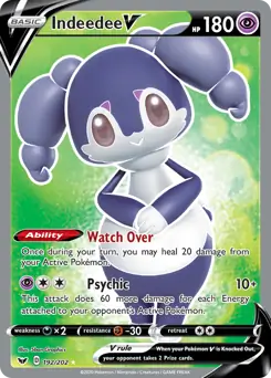 Full Art Indeedee V 192 Normal