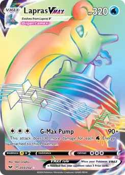 Lapras VMAX Secret 203 Normal