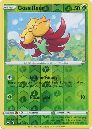Gossifleur Reverse Holo 020 Normal