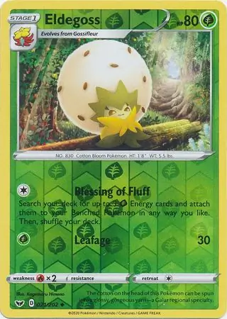 Eldegoss Reverse Holo 021