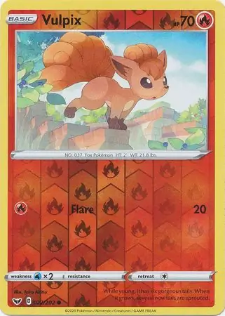 Vulpix Reverse Holo 022