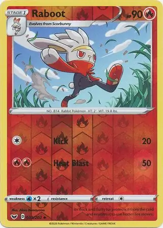Raboot Reverse Holo 033