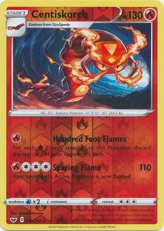Centiskorch Reverse Holo 039 Normal